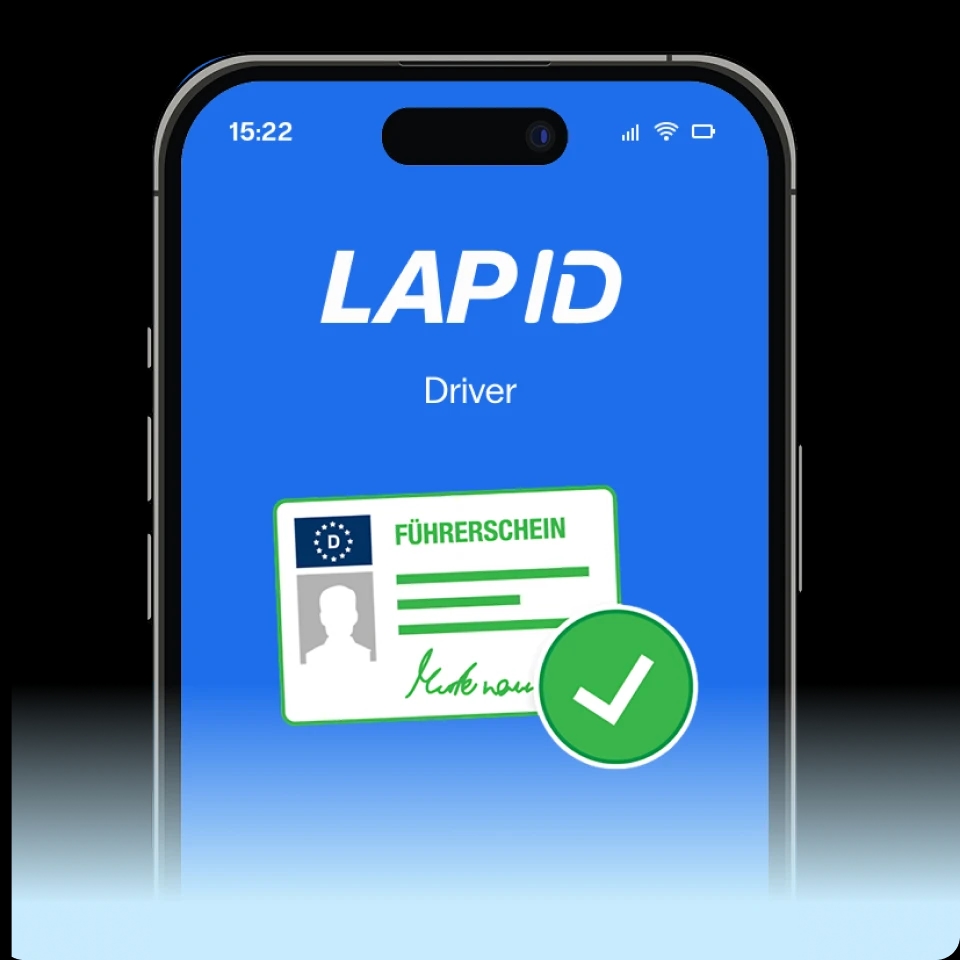 Darstellung der LapID Driver App mit dem Icon der App.
