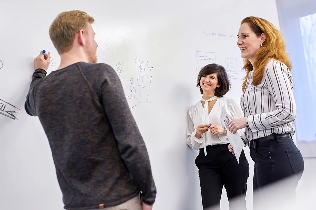 Besprechungssituation im Büro