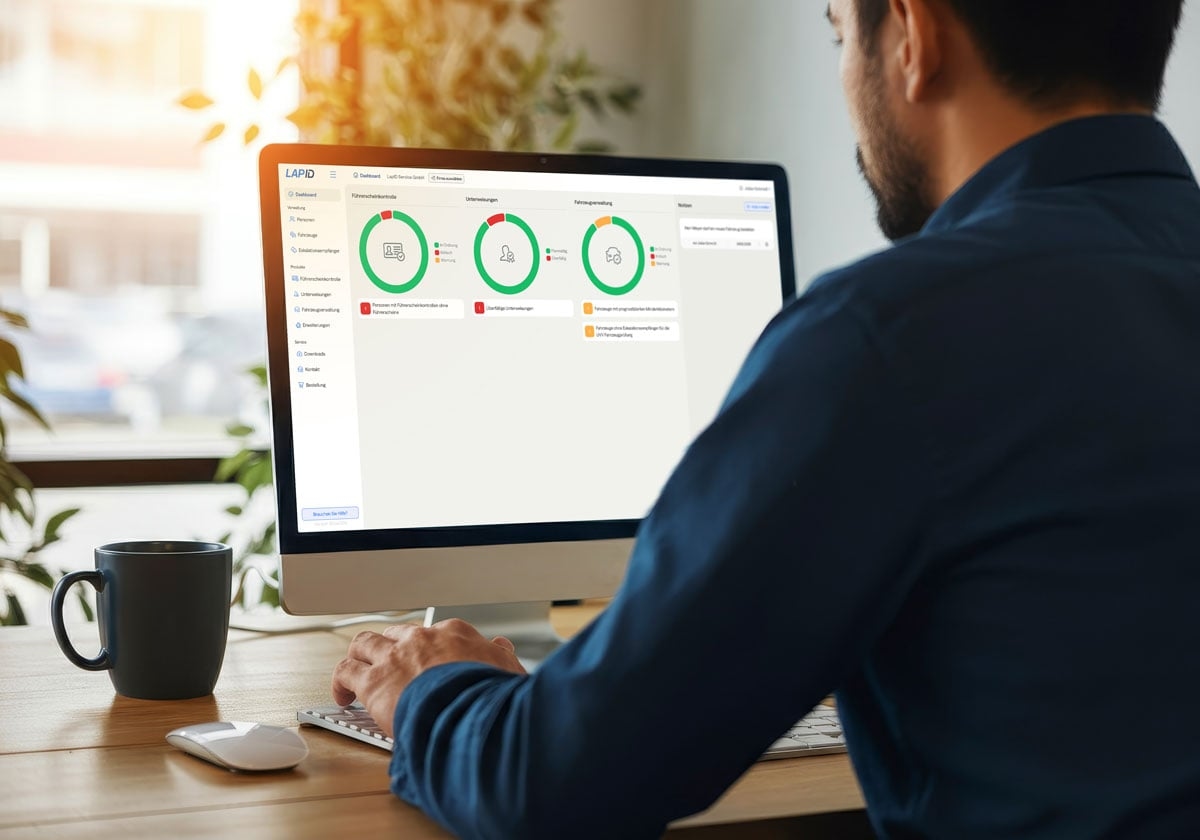 Das LapID Kundensystem mit Dashboard